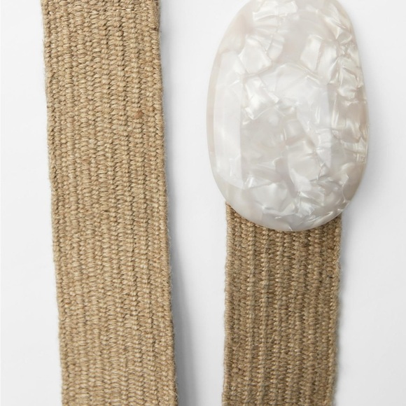 Zara limited edition jute with buckle belt - Picture 4 of 6
